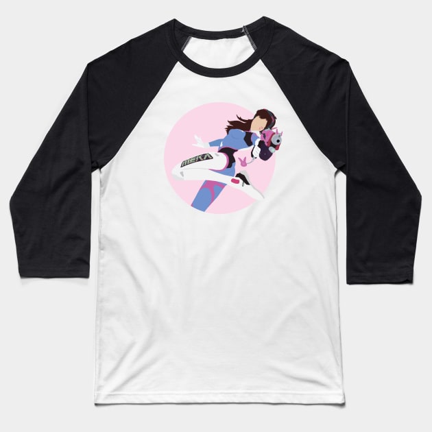 D.Va Baseball T-Shirt by WalidSodki